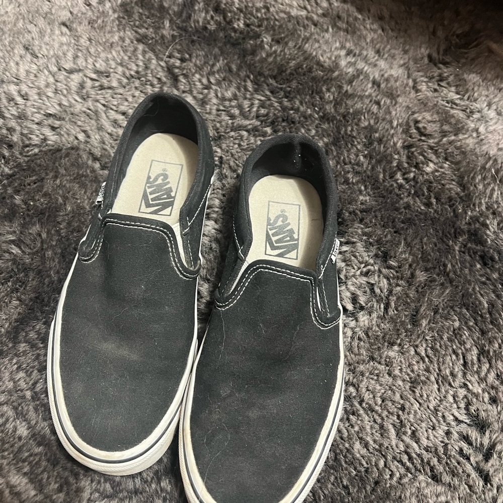 Vans Classic Black Slip-On Shoes
